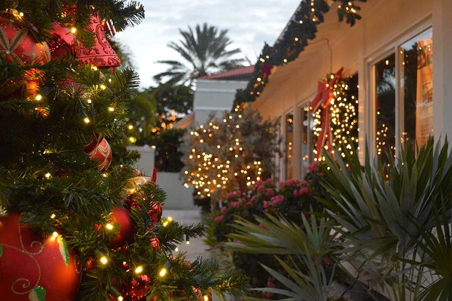 Bright Lights Holiday Joy in Florida's Panhandle Outdoor Spaces